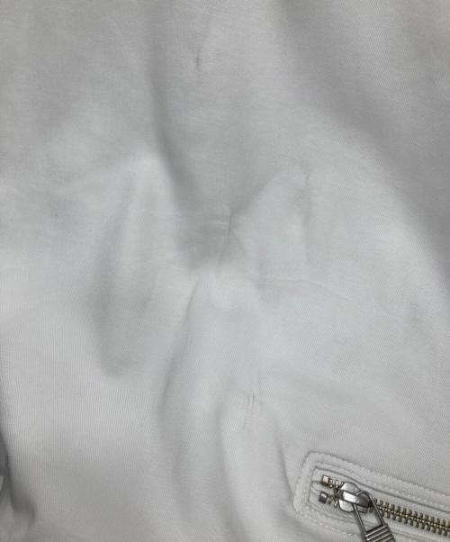 AULA AILA（アウラアイラ）AULA AILA (アウラアイラ) チュールレイヤードカッティングプルオーバー ホワイトの古着・服飾アイテム