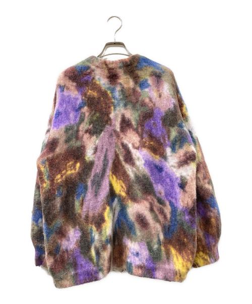 Ameri（アメリ）Ameri (アメリ) UND TEXTURE ART FLOWER KNIT CARDIGAN カーディガン マルチカラー サイズ:Freeの古着・服飾アイテム