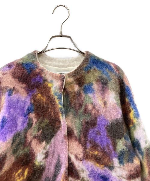 Ameri（アメリ）Ameri (アメリ) UND TEXTURE ART FLOWER KNIT CARDIGAN カーディガン マルチカラー サイズ:Freeの古着・服飾アイテム