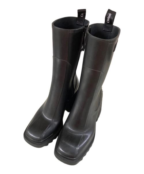 Chloe（クロエ）Chloe (クロエ) BETTY レインブーツ ブラック サイズ:35の古着・服飾アイテム