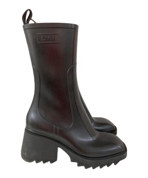 Chloe（クロエ）Chloe (クロエ) BETTY レインブーツ ブラック サイズ:35の古着・服飾アイテム