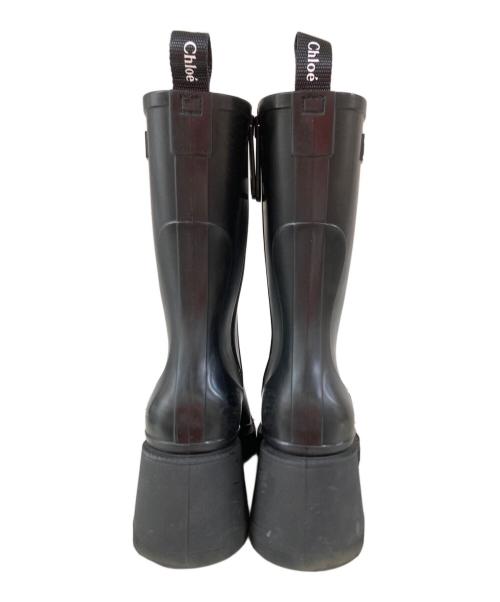 Chloe（クロエ）Chloe (クロエ) BETTY レインブーツ ブラック サイズ:35の古着・服飾アイテム