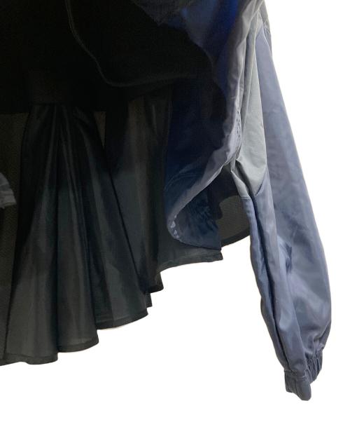 NIKE（ナイキ）NIKE (ナイキ) sacai (サカイ) 再構築ナイロンスカート ネイビー×ブラック サイズ:SIZE Lの古着・服飾アイテム