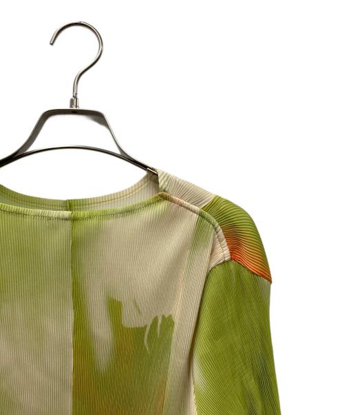 AMAIL（アマイル）AMAIL (アマイル) INK PRINT ドレス グリーン サイズ:SIZE Freeの古着・服飾アイテム