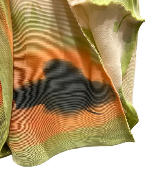 AMAIL（アマイル）AMAIL (アマイル) INK PRINT ドレス グリーン サイズ:SIZE Freeの古着・服飾アイテム