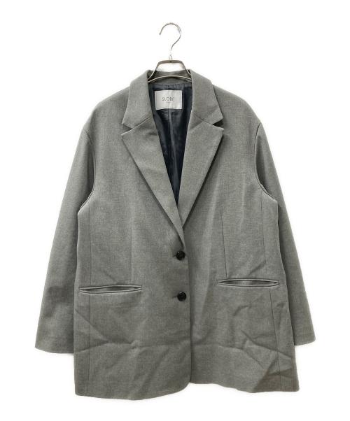 SLOBE IENA（スローブ イエナ）SLOBE IENA (スローブ イエナ) PE SHARK ビッグジャケット グレー サイズ:不明の古着・服飾アイテム