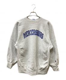Champion（チャンピオン）の古着「90's 両面リバースウィーブスウェット」｜グレー×ネイビー