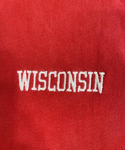 Champion（チャンピオン）Champion (チャンピオン) 90's 刺繍デザインリバースウィーブスウェット レッド×ホワイト サイズ:XLの古着・服飾アイテム