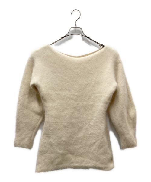 THE TOE（ザ・トゥー）THE TOE (ザ・トゥー) リッチモンドアンゴラセーター アイボリー サイズ:Mの古着・服飾アイテム