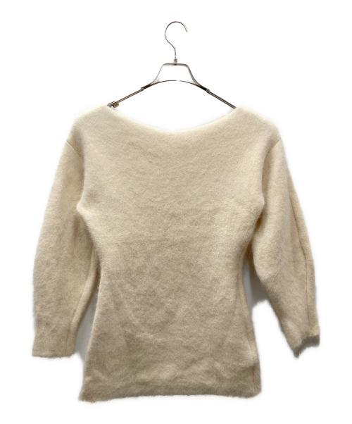 THE TOE（ザ・トゥー）THE TOE (ザ・トゥー) リッチモンドアンゴラセーター アイボリー サイズ:Mの古着・服飾アイテム