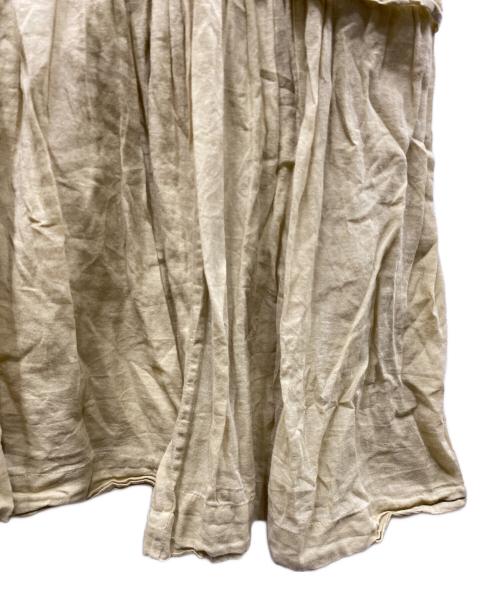 ISABEL MARANT ETOILE（イザベルマランエトワール）ISABEL MARANT ETOILE (イザベルマランエトワール) ティアードワンピース ベージュ サイズ:38の古着・服飾アイテム