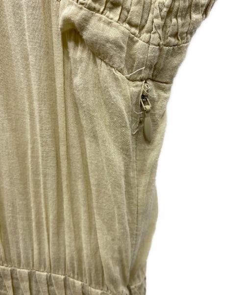 ISABEL MARANT ETOILE（イザベルマランエトワール）ISABEL MARANT ETOILE (イザベルマランエトワール) ティアードワンピース ベージュ サイズ:38の古着・服飾アイテム