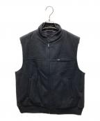 AURALEEオーラリー）の古着「23AW CASHMERE WOOL MOSSER VEST」｜ブラック