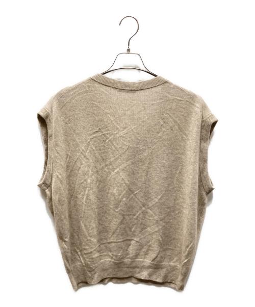 AURALEE（オーラリー）AURALEE (オーラリー) 23SS SUPER FINE CASHMERE SILK KNIT VEST ブラウン サイズ:SIZE 4の古着・服飾アイテム