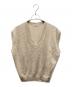 AURALEE（オーラリー）の古着「23SS SUPER FINE CASHMERE SILK KNIT VEST」｜ブラウン