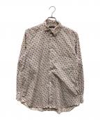 COMME des GARCONS HOMME PLUSコムデギャルソンオムプリュス）の古着「99SS フリル期 ビーン柄シャツ」｜マルチカラー