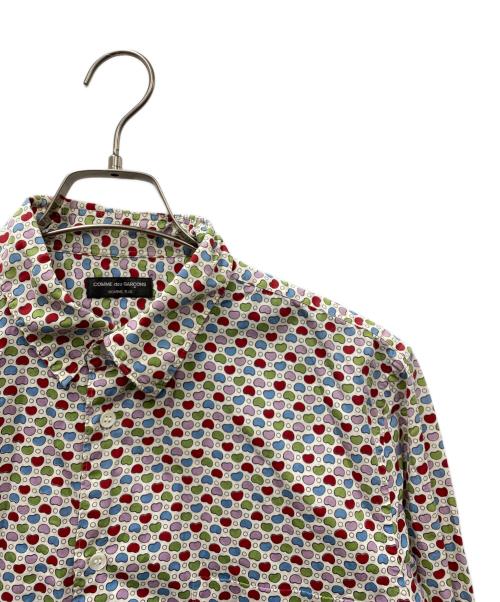 COMME des GARCONS HOMME PLUS（コムデギャルソンオムプリュス）COMME des GARCONS HOMME PLUS (コムデギャルソンオムプリュス) 99SS フリル期 ビーン柄シャツ マルチカラー サイズ:不明（タグ消え）の古着・服飾アイテム