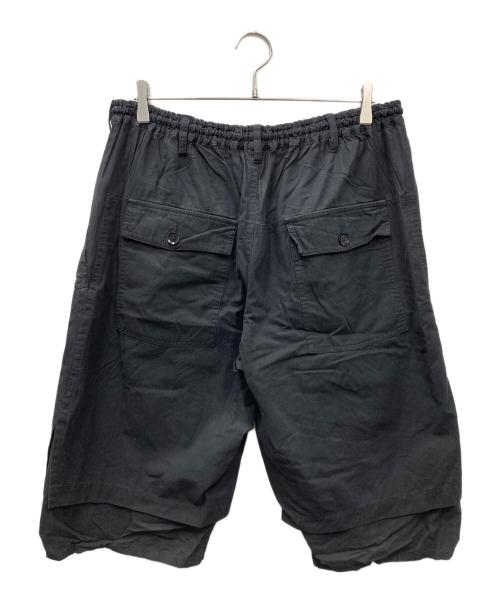 Yohji Yamamoto pour homme（ヨウジヤマモト プールオム）Yohji Yamamoto pour homme (ヨウジヤマモト プールオム) 14SS ラップ ハーフパンツ ブラック サイズ:SIZE 3の古着・服飾アイテム