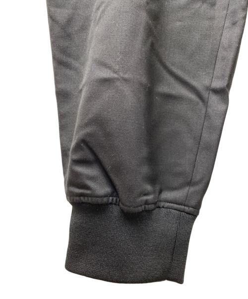 GROUND Y（グラウンドワイ）GROUND Y (グラウンドワイ) ギャバジン リブ イージーパンツ ブラック サイズ:3の古着・服飾アイテム