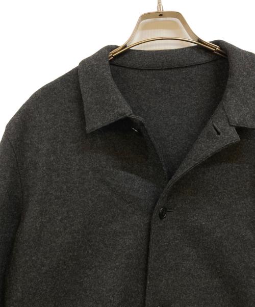 nestrobe confect（ネストローブ コンフェクト）nestrobe confect (ネストローブ コンフェクト) ウールカシミヤシャツジャケット グレー サイズ:4の古着・服飾アイテム
