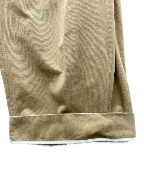 STUDIO NICHOLSON（スタジオ ニコルソン）STUDIO NICHOLSON (スタジオ ニコルソン) Peached Cotton Twill VOLUME PLEAT PANTS ベージュ サイズ:SIZE Sの古着・服飾アイテム