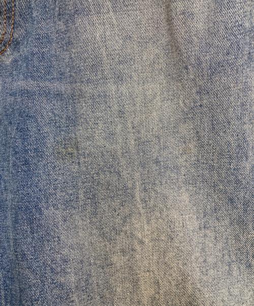 MM6 Maison Margiela（エムエムシックスメゾンマルジェラ）MM6 Maison Margiela (エムエムシックスメゾンマルジェラ) 23AW 5ポケット サンドウォッシュド ルーズ ジーンズ インディゴ サイズ:76㎝(W30)の古着・服飾アイテム