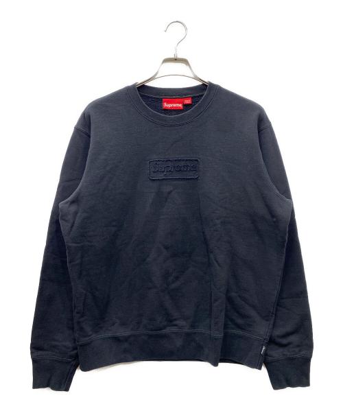 SUPREME（シュプリーム）Supreme (シュプリーム) 20ss Cutout Logo Crewneck ブラック サイズ:SIZE Mの古着・服飾アイテム