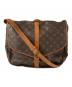 LOUIS VUITTON（ルイ ヴィトン）の古着「ソミュール35 ショルダーバッグ」｜ブラウン