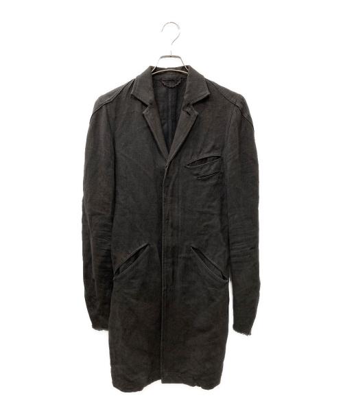 THE VIRIDI-ANNE（ヴィリジアン）THE VIRIDI-ANNE (ヴィリジアン) リネンチェスターコート ブラウン サイズ:SIZE 2の古着・服飾アイテム