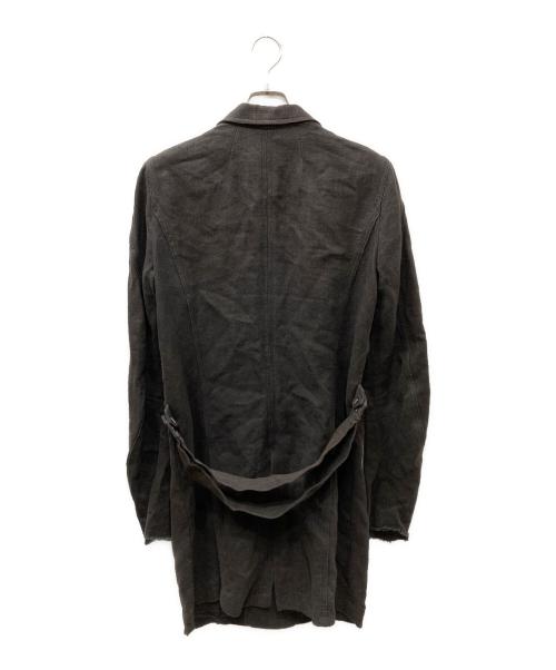 THE VIRIDI-ANNE（ヴィリジアン）THE VIRIDI-ANNE (ヴィリジアン) リネンチェスターコート ブラウン サイズ:SIZE 2の古着・服飾アイテム