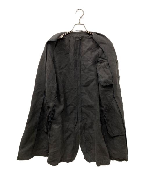 THE VIRIDI-ANNE（ヴィリジアン）THE VIRIDI-ANNE (ヴィリジアン) リネンチェスターコート ブラウン サイズ:SIZE 2の古着・服飾アイテム