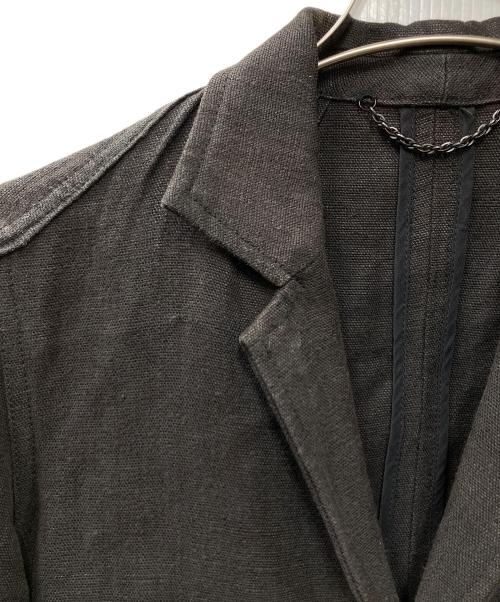 THE VIRIDI-ANNE（ヴィリジアン）THE VIRIDI-ANNE (ヴィリジアン) リネンチェスターコート ブラウン サイズ:SIZE 2の古着・服飾アイテム