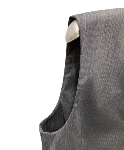 Drawing Numbers（ドローイングナンバーズ）Drawing Numbers (ドローイングナンバーズ) ストライプベスト グレー サイズ:38の古着・服飾アイテム