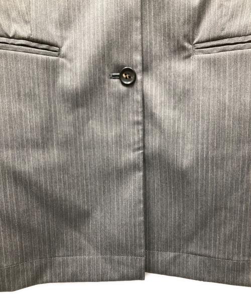 Drawing Numbers（ドローイングナンバーズ）Drawing Numbers (ドローイングナンバーズ) ストライプベスト グレー サイズ:38の古着・服飾アイテム