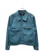 stussyステューシー）の古着「overdyed garage jacket」｜グリーン