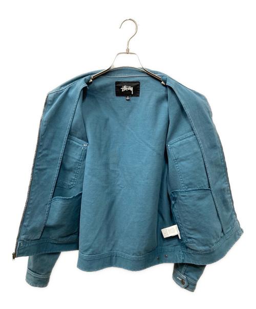 stussy（ステューシー）stussy (ステューシー) overdyed garage jacket グリーン サイズ:Mの古着・服飾アイテム