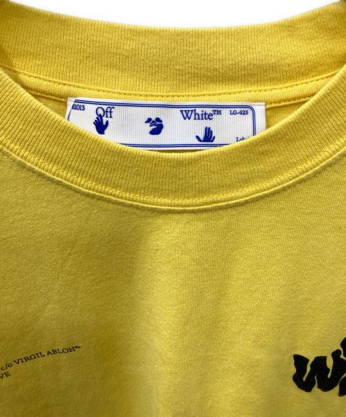 OFFWHITE（オフホワイト）OFFWHITE (オフホワイト) プリントTシャツ イエロー サイズ:XSの古着・服飾アイテム