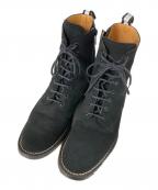 JOHN LAWRENCE SULLIVANジョン ローレンス サリバン）の古着「スエード サイドジップブーツ」｜ブラック