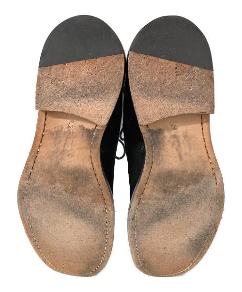 JOHN LAWRENCE SULLIVAN（ジョン ローレンス サリバン）JOHN LAWRENCE SULLIVAN (ジョン ローレンス サリバン) スエード サイドジップブーツ ブラック サイズ:7の古着・服飾アイテム