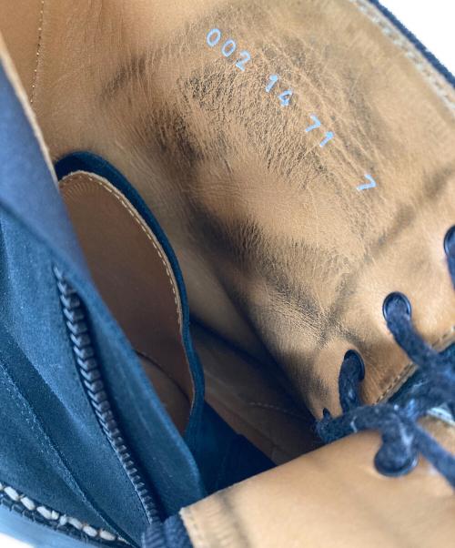 JOHN LAWRENCE SULLIVAN（ジョン ローレンス サリバン）JOHN LAWRENCE SULLIVAN (ジョン ローレンス サリバン) スエード サイドジップブーツ ブラック サイズ:7の古着・服飾アイテム