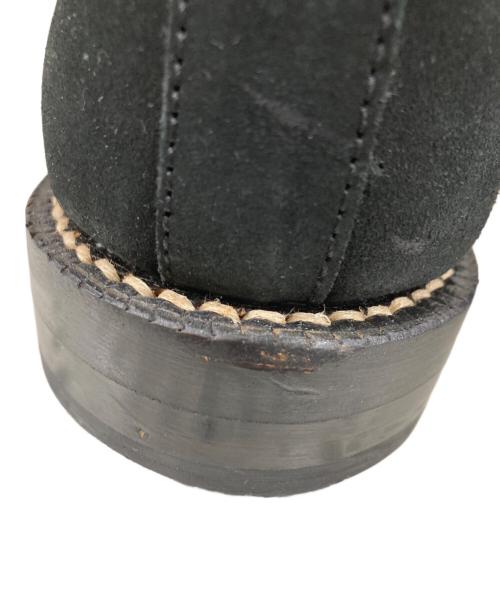 JOHN LAWRENCE SULLIVAN（ジョン ローレンス サリバン）JOHN LAWRENCE SULLIVAN (ジョン ローレンス サリバン) スエード サイドジップブーツ ブラック サイズ:7の古着・服飾アイテム