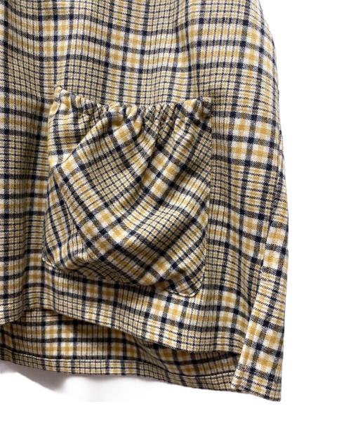 refomed（リフォメッド）refomed (リフォメッド) オープンカラーチェックシャツ イエロー サイズ:2の古着・服飾アイテム