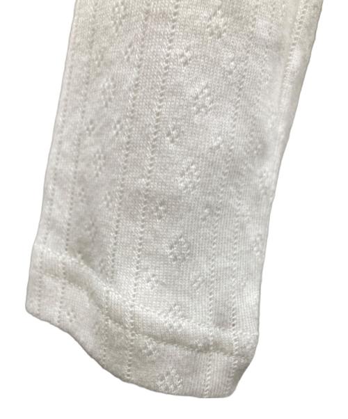 Fano Studios（ファノ ストゥディオズ）Fano Studios (ファノ ストゥディオズ) フリルニットポロシャツ ホワイト サイズ:S 未使用品の古着・服飾アイテム