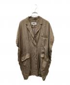 MM6 Maison Margielaエムエムシックスメゾンマルジェラ）の古着「ベスト」｜ブラウン