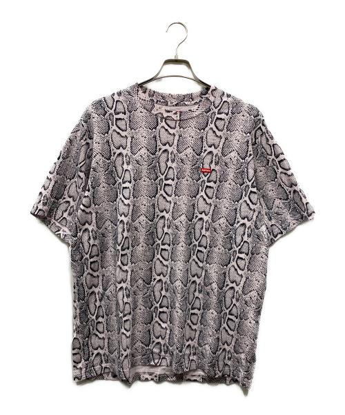 SUPREME（シュプリーム）SUPREME (シュプリーム) 24ss Small Box Tee Snake ピンク×ブラック サイズ:SIZE Mの古着・服飾アイテム
