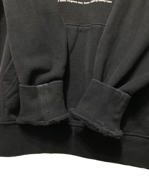 Richardson（リチャードソン）Richardson (リチャードソン) Danny Lyon Hoodie ブラック サイズ:Lの古着・服飾アイテム
