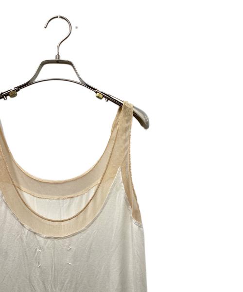 Maison Margiela（メゾンマルジェラ）Maison Margiela (メゾンマルジェラ) N/Sレイヤードワンピース ホワイト サイズ:SIZE Mの古着・服飾アイテム