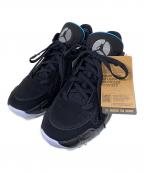 NIKEナイキ）の古着「JORDAN BRAND AIR JORDAN XXXVIII LOW PF BLACK ローカットスニーカー」｜ブラック×ブルー