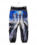 UNDERCOVER×A Clockwork Orangeアンダーカバー×アクロックワークオレンジ）の古着「19AW 転写スウェットパンツ」｜ブルー×ブラック