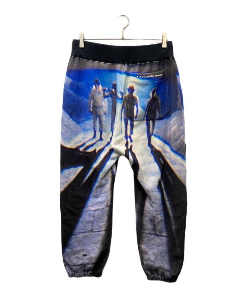 UNDERCOVER（アンダーカバー）UNDERCOVER (アンダーカバー) A Clockwork Orange (アクロックワークオレンジ) 19AW 転写スウェットパンツ ブルー×ブラック サイズ:SIZE 2の古着・服飾アイテム